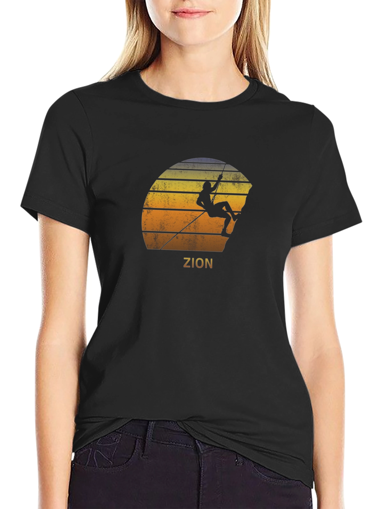 Zion Rock Climbing T-Shirt - Adventure Tee