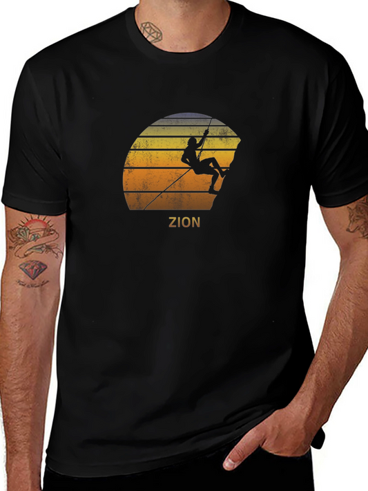 Zion Rock Climbing T-Shirt - Adventure Tee