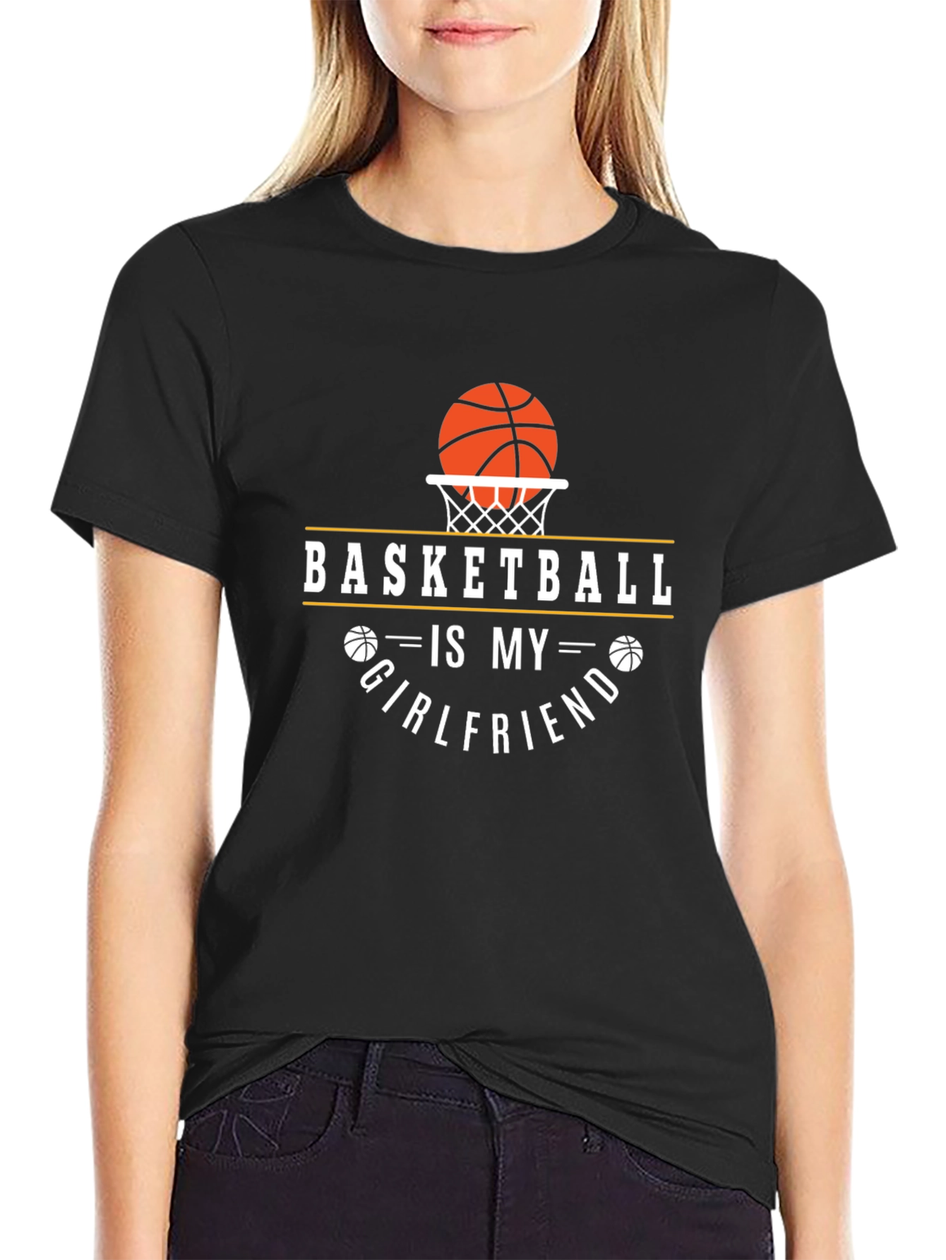 Basketball is My Girlfriend Graphic Tee