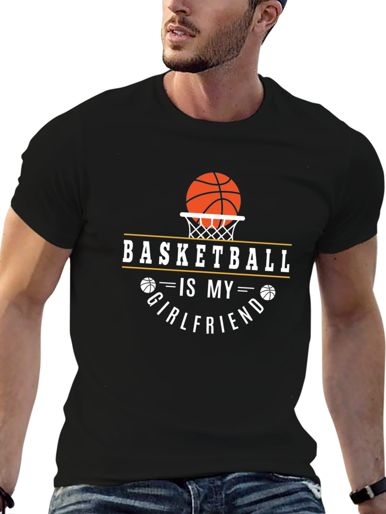 Basketball is My Girlfriend Graphic Tee