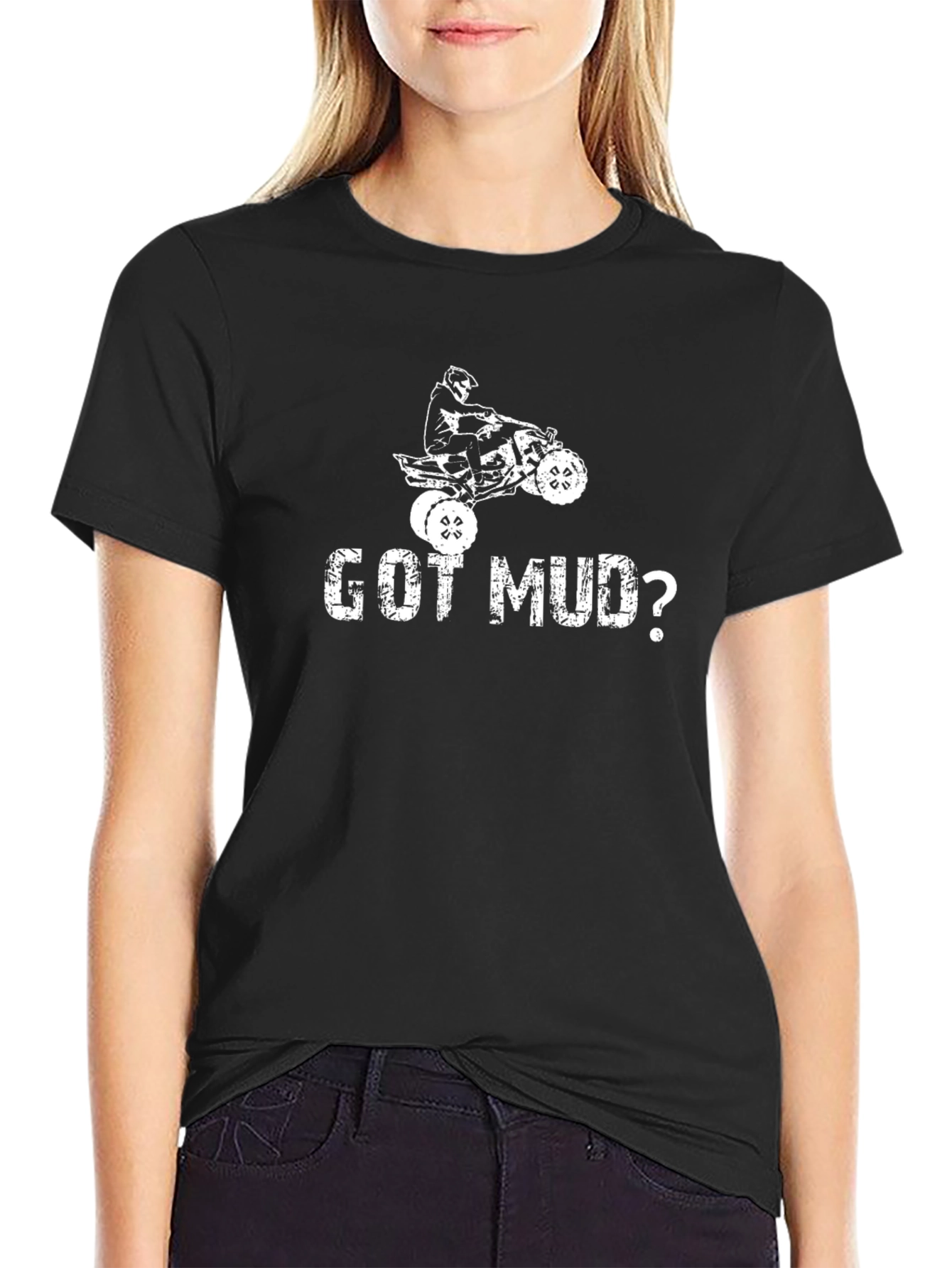 Got Mud? Black Graphic T-Shirt