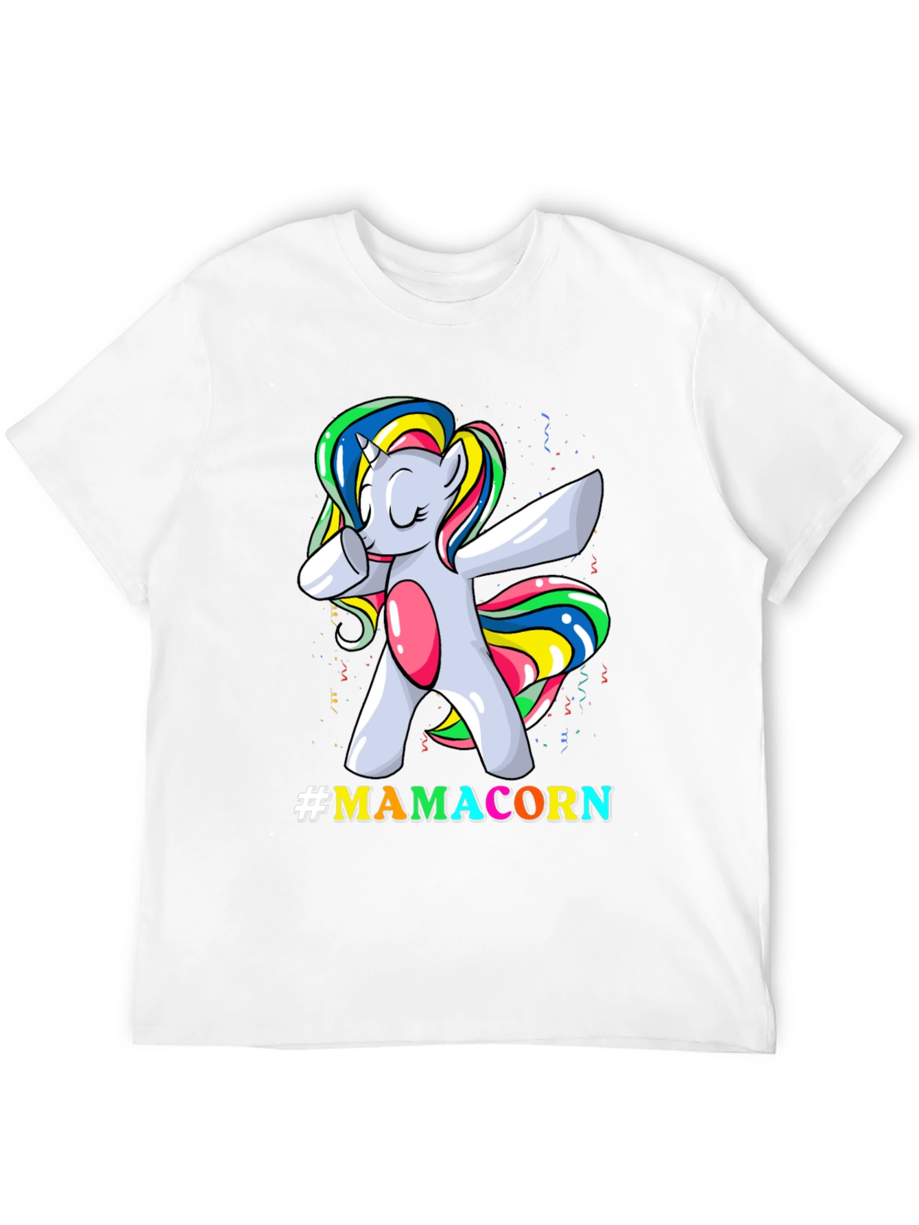 Mamacorn Dabbing Unicorn Graphic T-Shirt