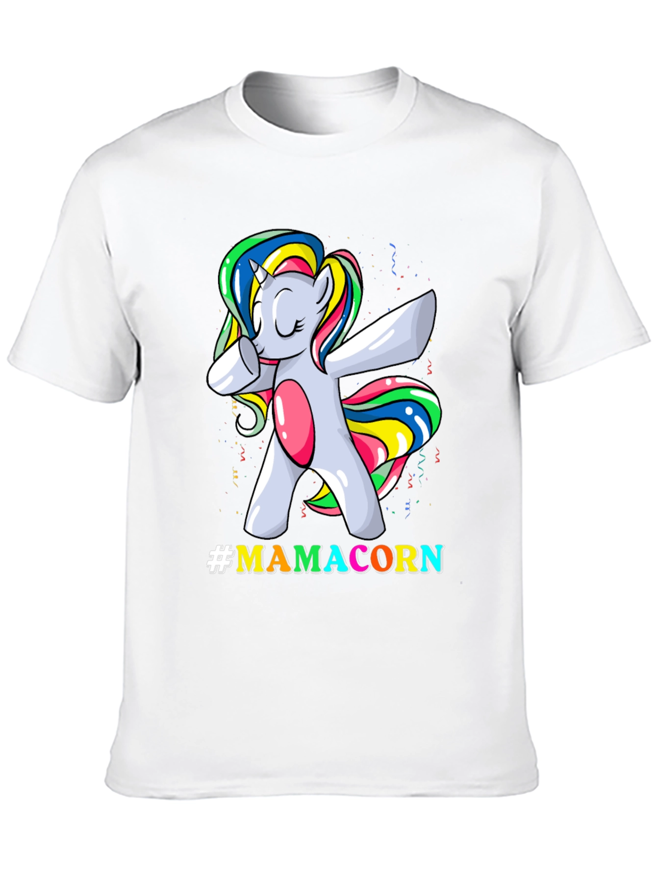 Mamacorn Dabbing Unicorn Graphic T-Shirt