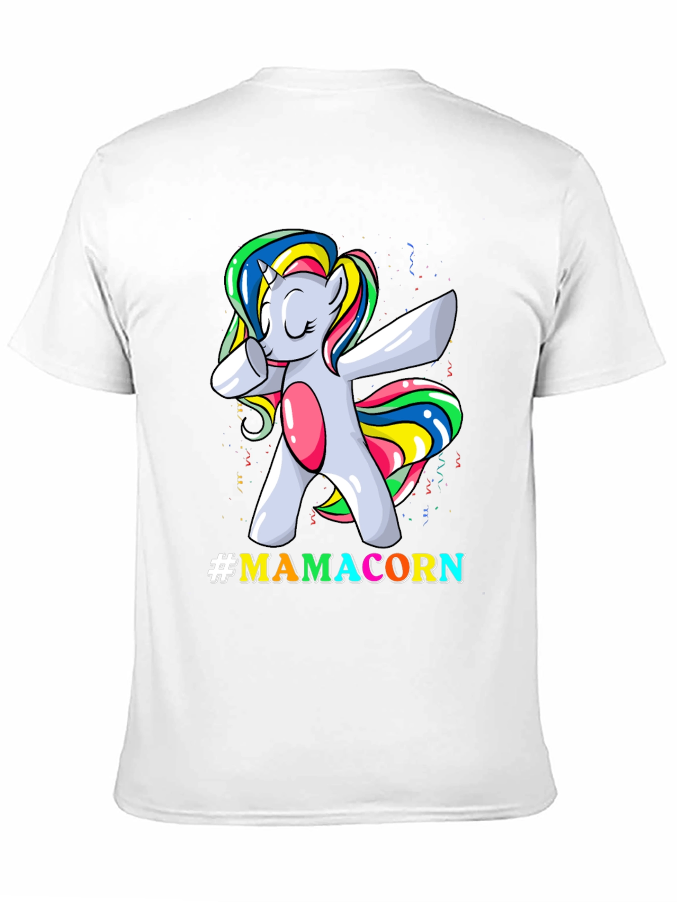 Mamacorn Dabbing Unicorn Graphic T-Shirt