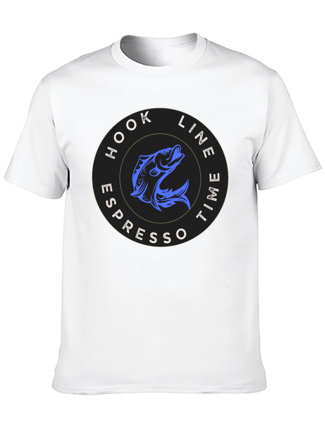 Hook Line Espresso Time T-Shirt
