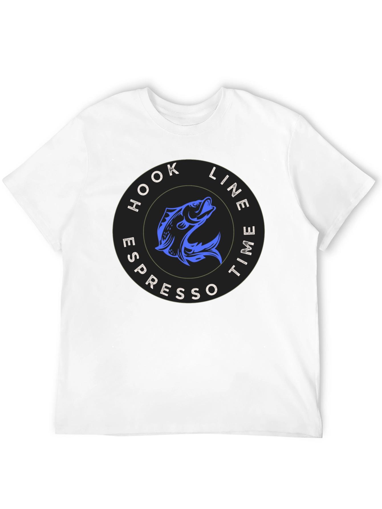 Hook Line Espresso Time T-Shirt