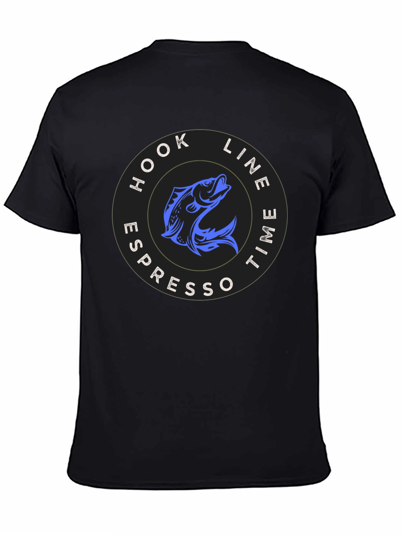 Hook Line Espresso Time T-Shirt