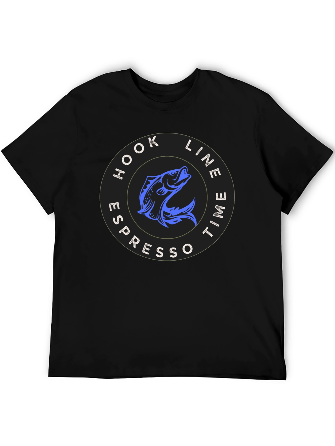 Hook Line Espresso Time T-Shirt