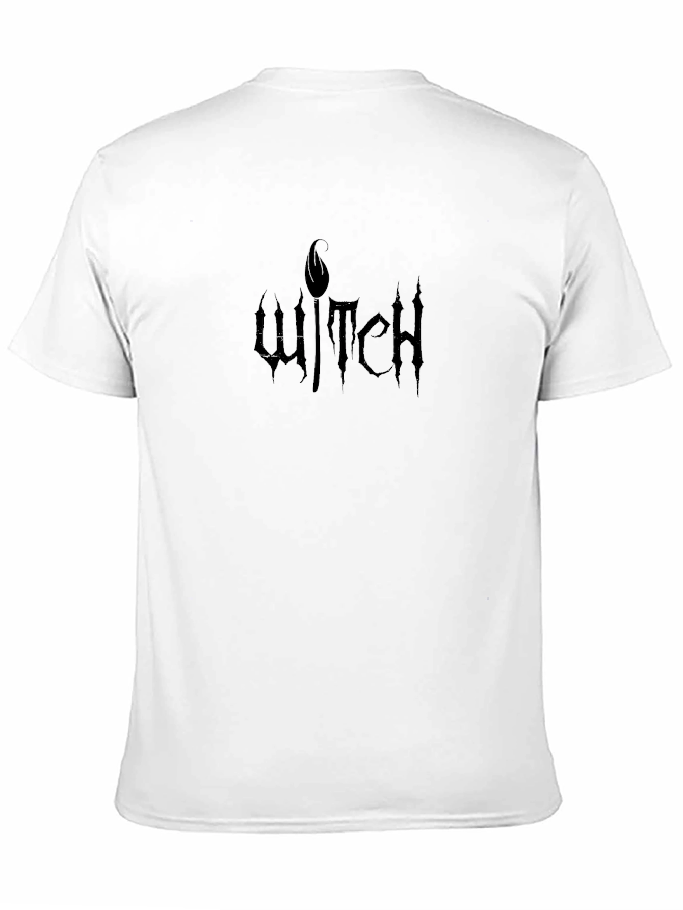 Witch Graphic Black T-Shirt Halloween Apparel