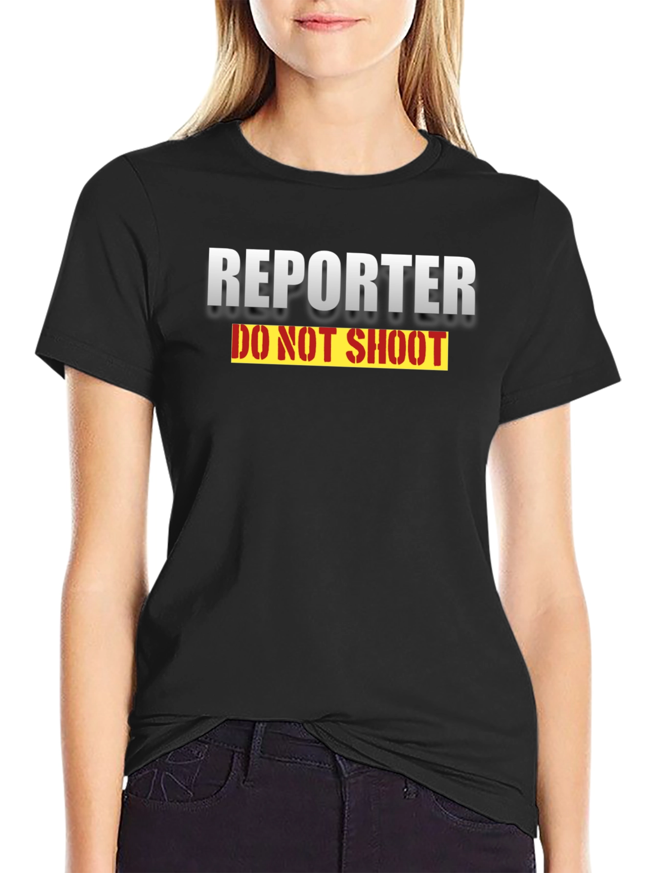 Reporter Do Not Shoot Graphic T-Shirt