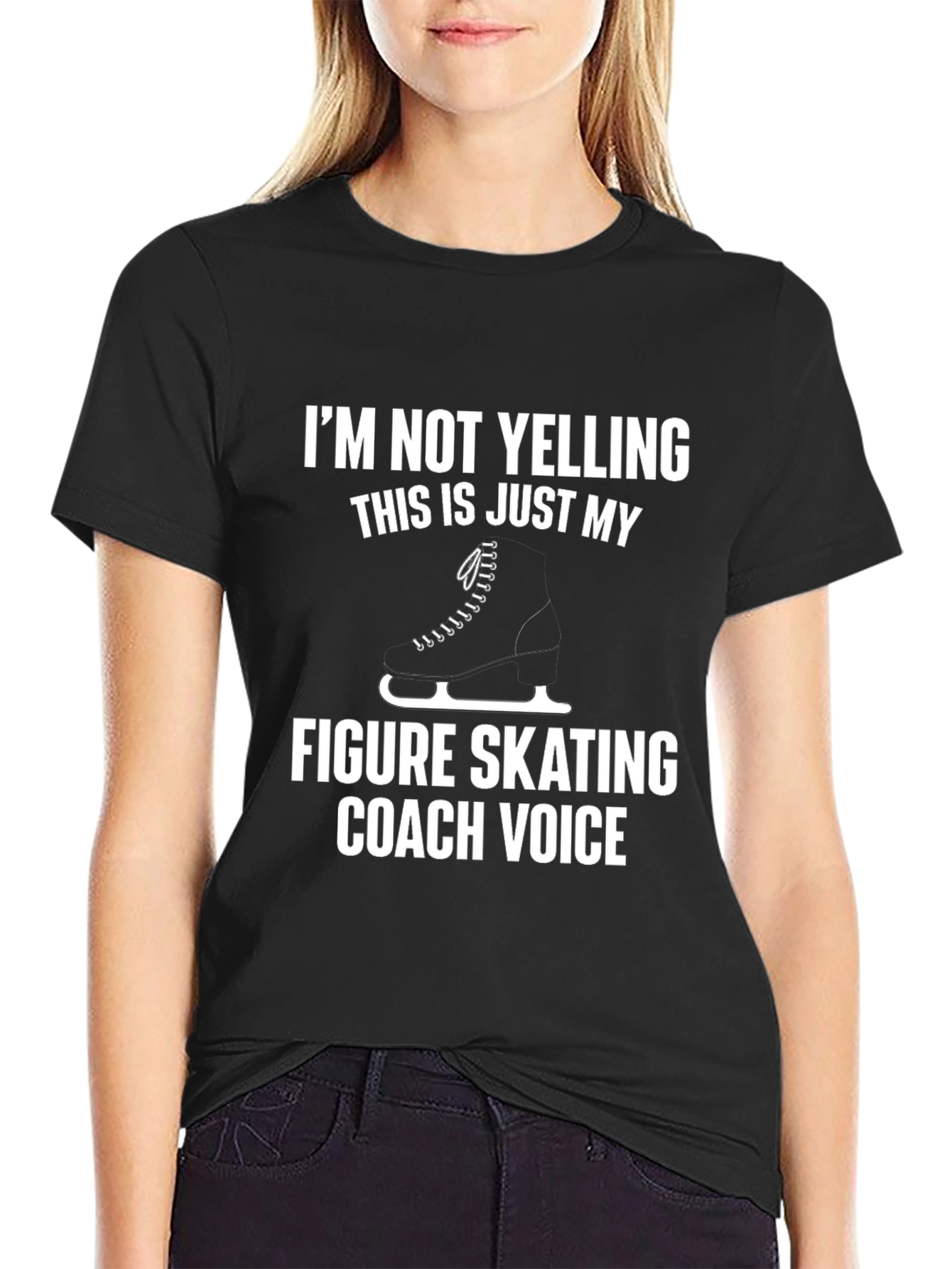 Figure Skating Coach Voice T-Shirt - Funny Gift