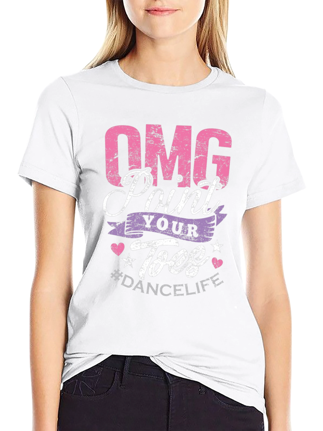OMG Point Your Toes Dance Life Tee