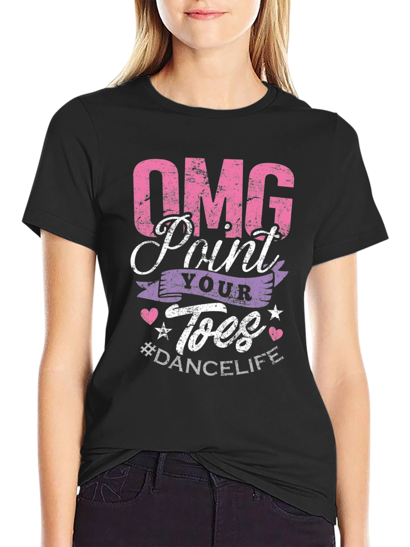 OMG Point Your Toes Dance Life Tee