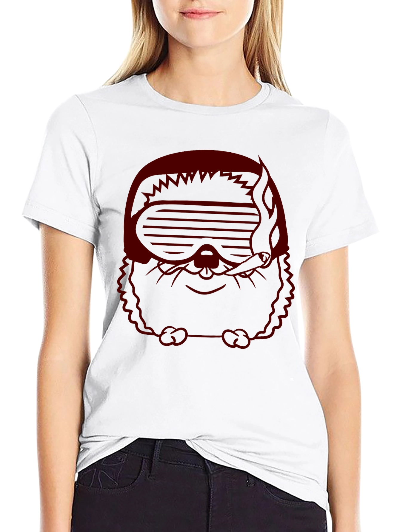 Cool Cat Graphic Tee - Mens Black T-Shirt