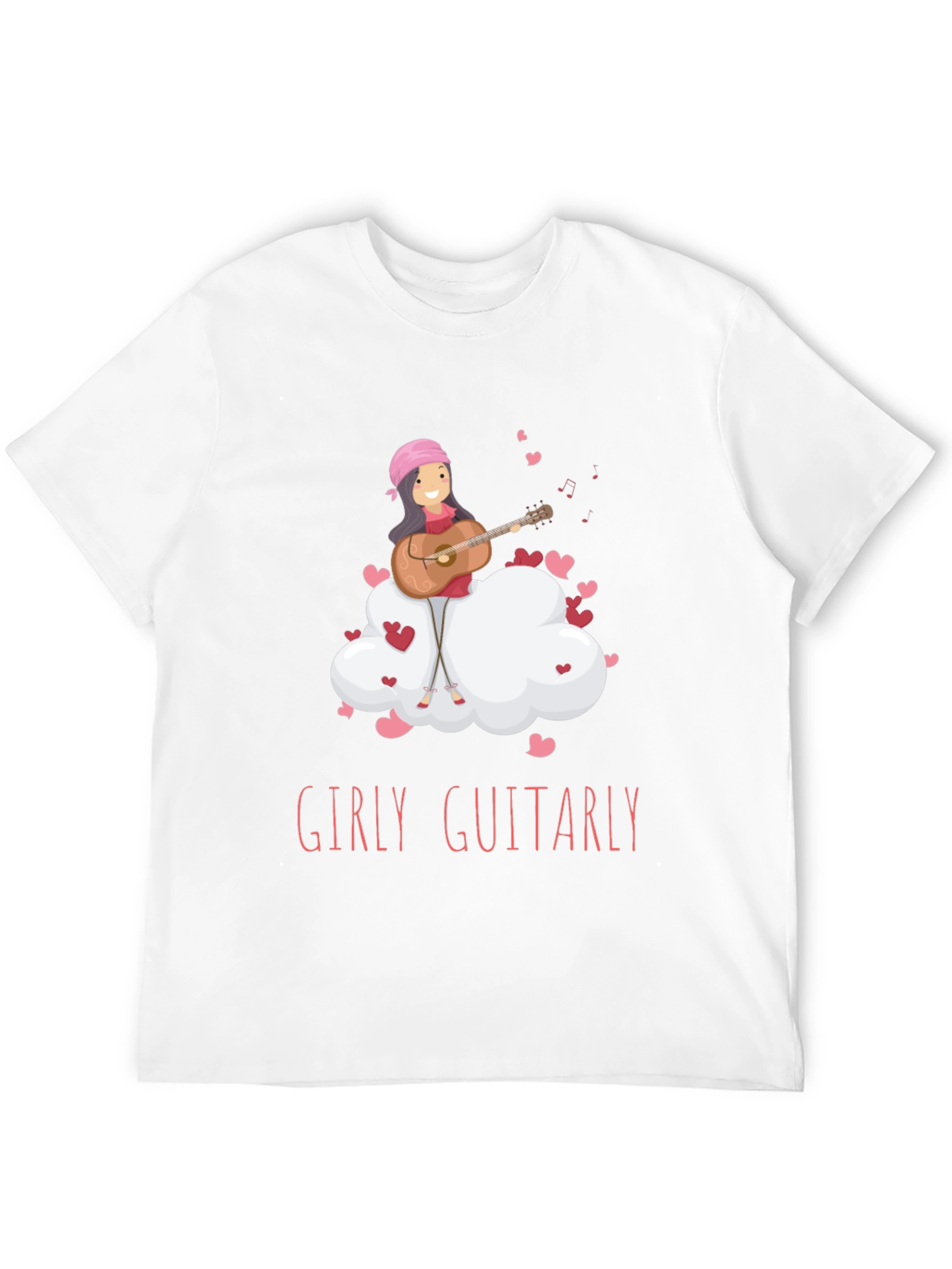 Girly Guitarly Black T-Shirt