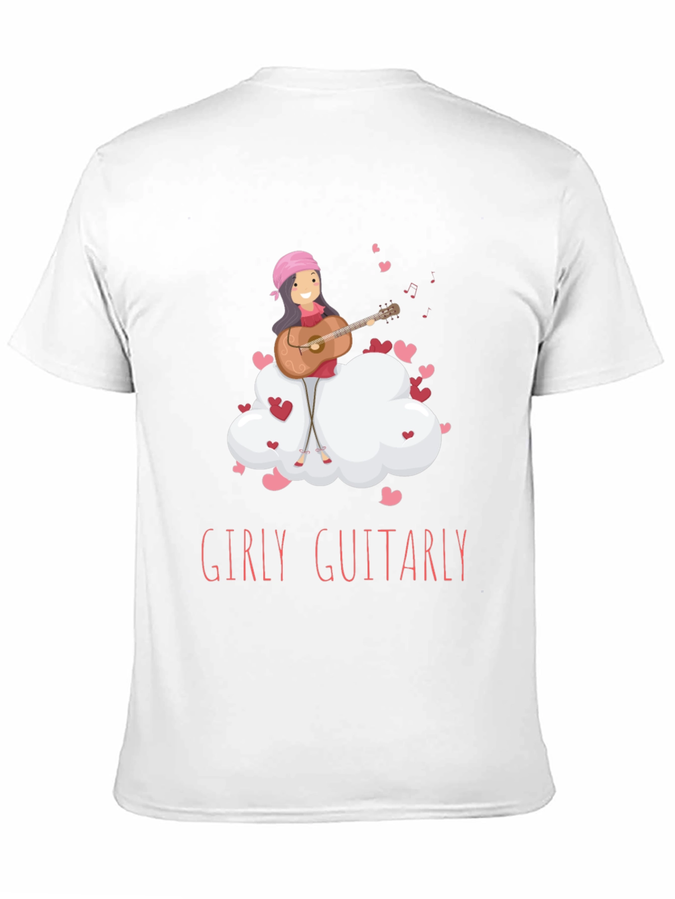 Girly Guitarly Black T-Shirt