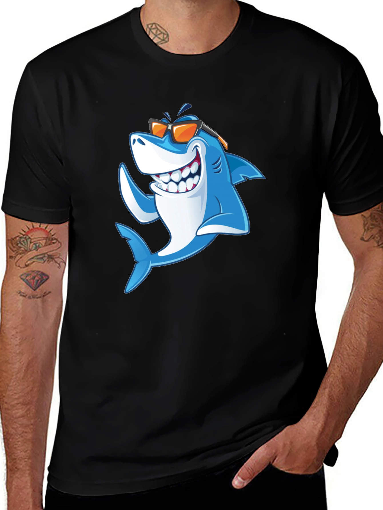 Cool Shark Graphic T-Shirt - Summer Fun!