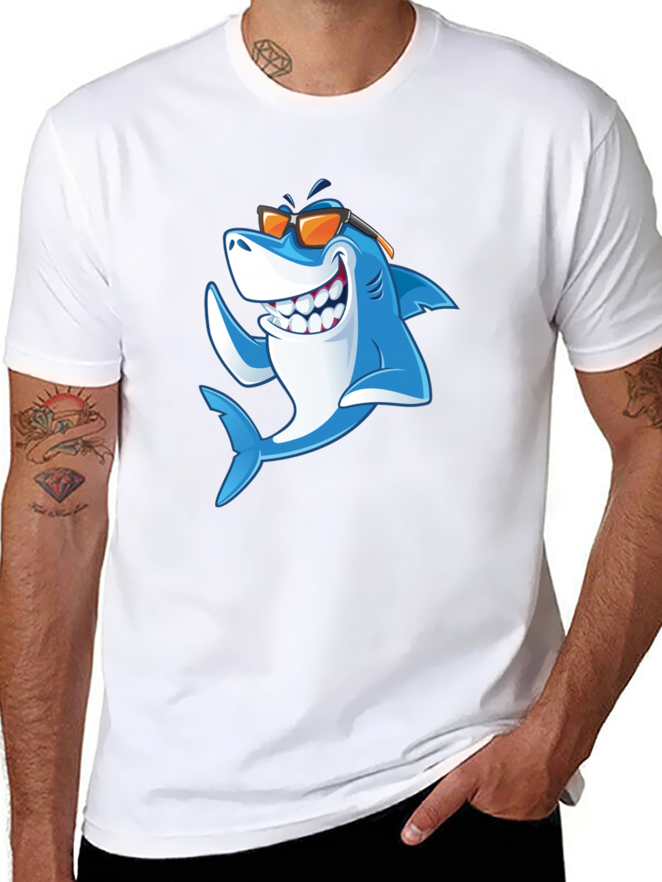 Cool Shark Graphic T-Shirt - Summer Fun!