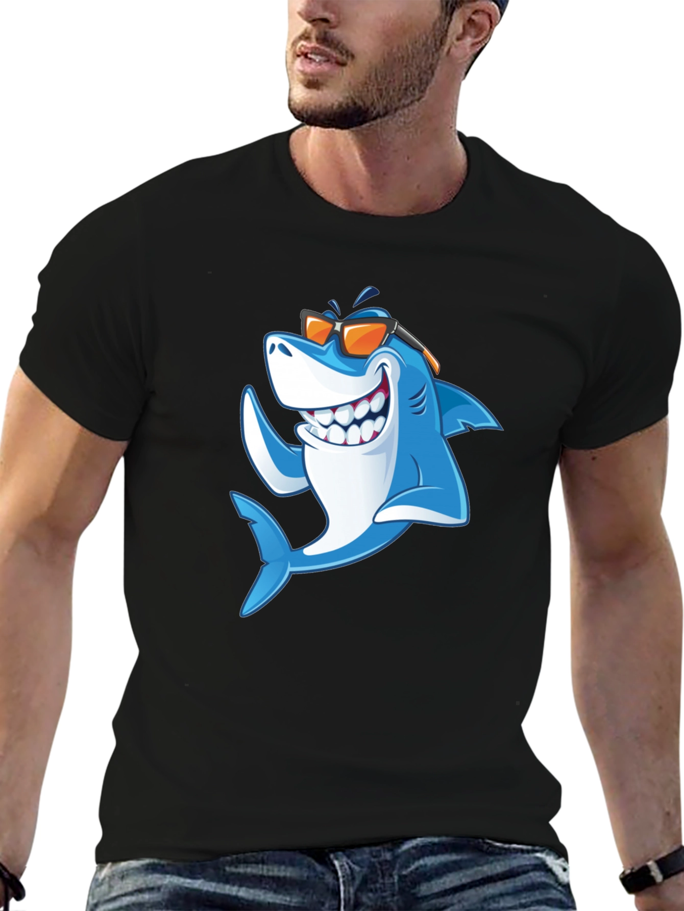 Cool Shark Graphic T-Shirt - Summer Fun!