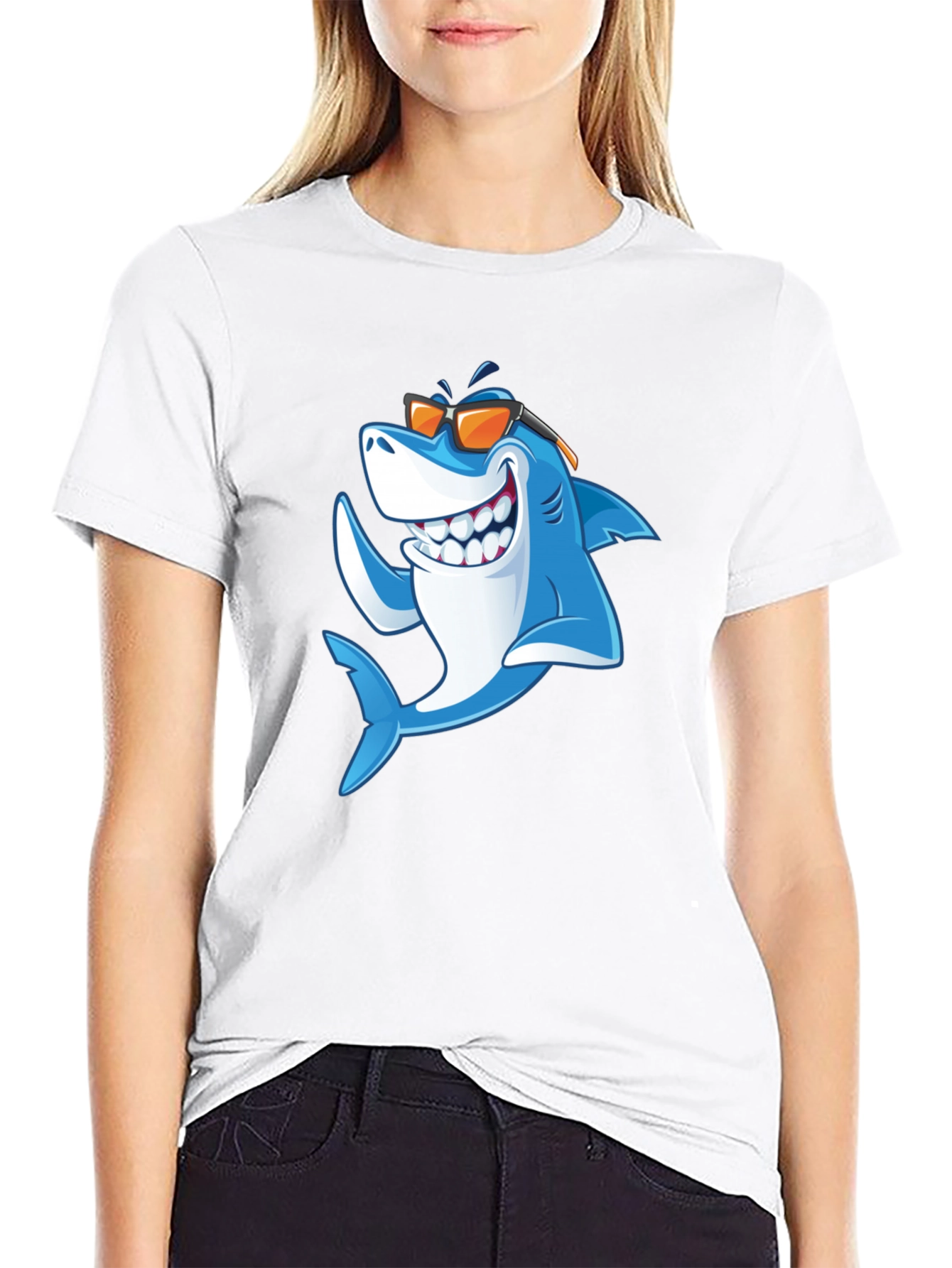 Cool Shark Graphic T-Shirt - Summer Fun!