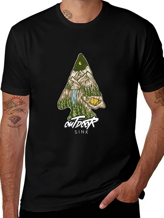 Outdoor Adventure Graphic Tee - Camping & Nature Shirt