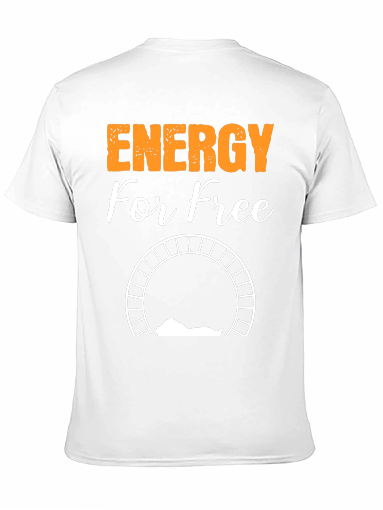 Energy For Free T-Shirt - Relaxing Cat Design