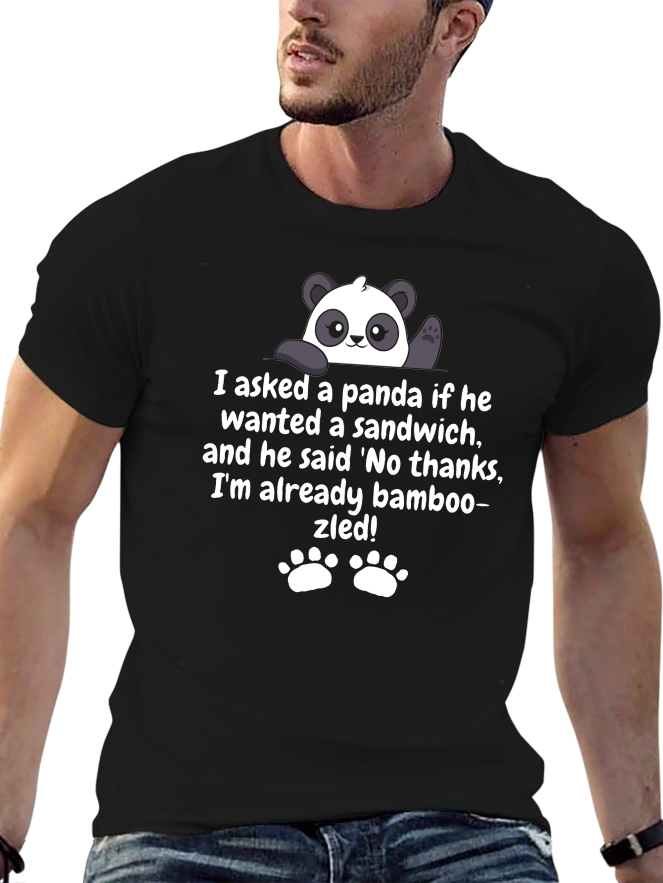 Funny Panda Bamboozled T-Shirt