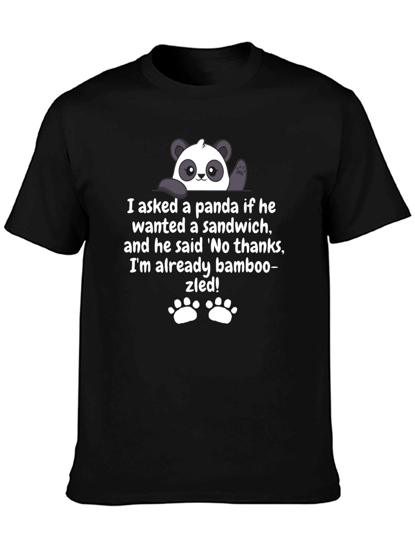 Funny Panda Bamboozled T-Shirt