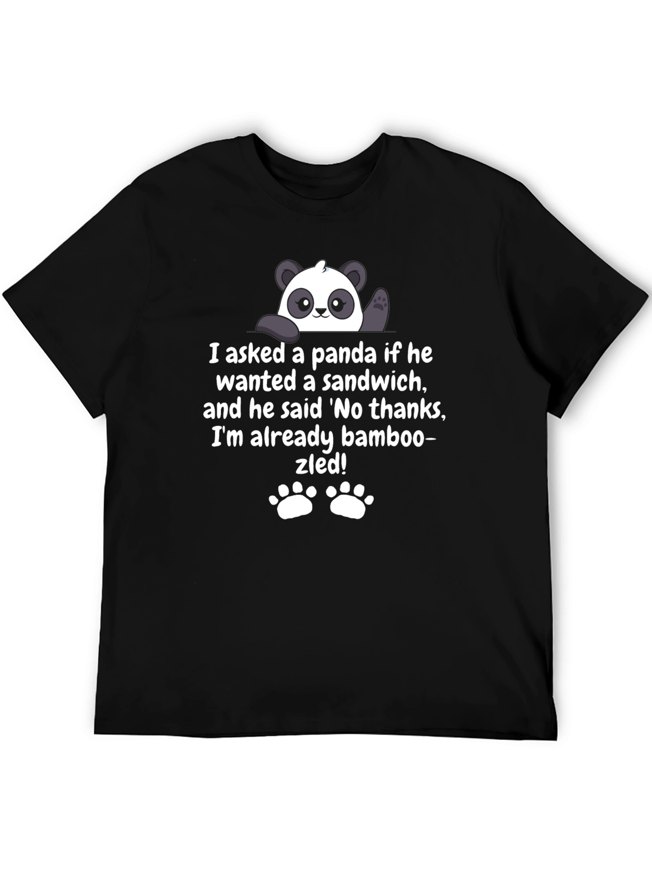 Funny Panda Bamboozled T-Shirt