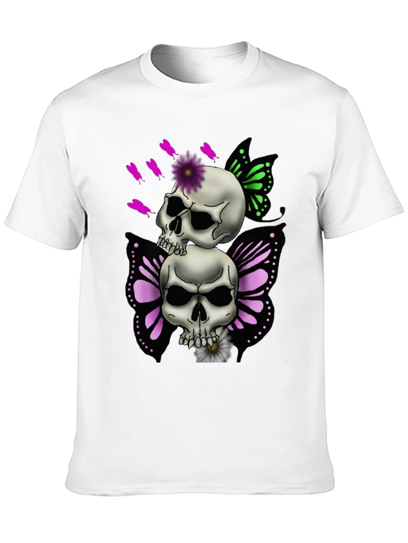 Skull Butterfly Graphic Tee