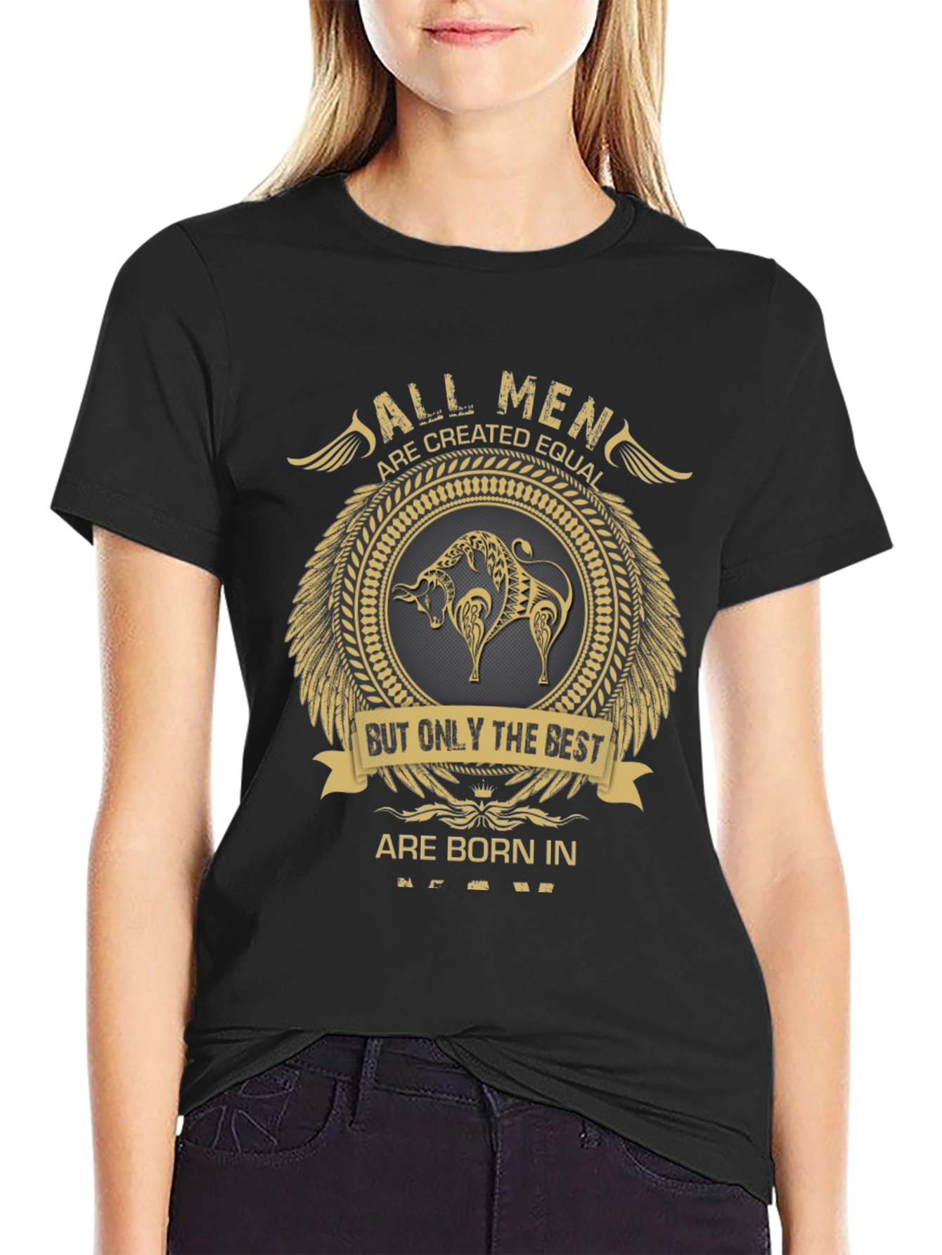 Born In Zodiac Graphic T-Shirt