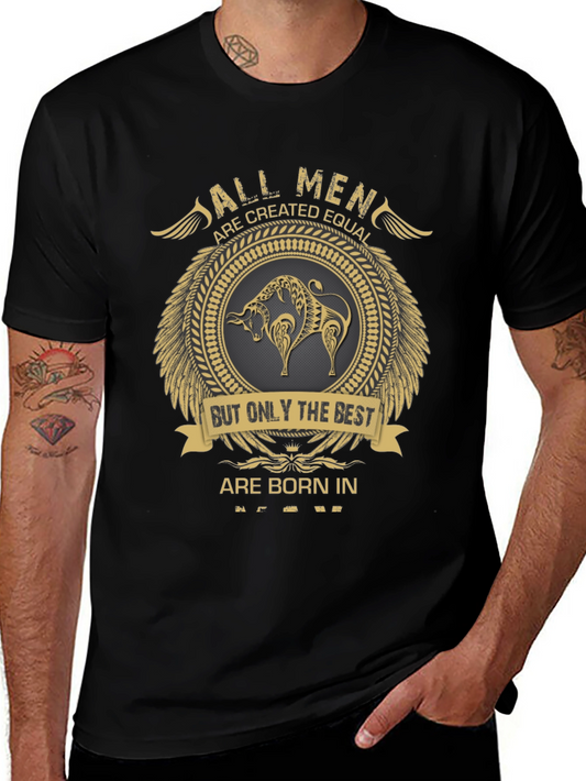 Born In Zodiac Graphic T-Shirt