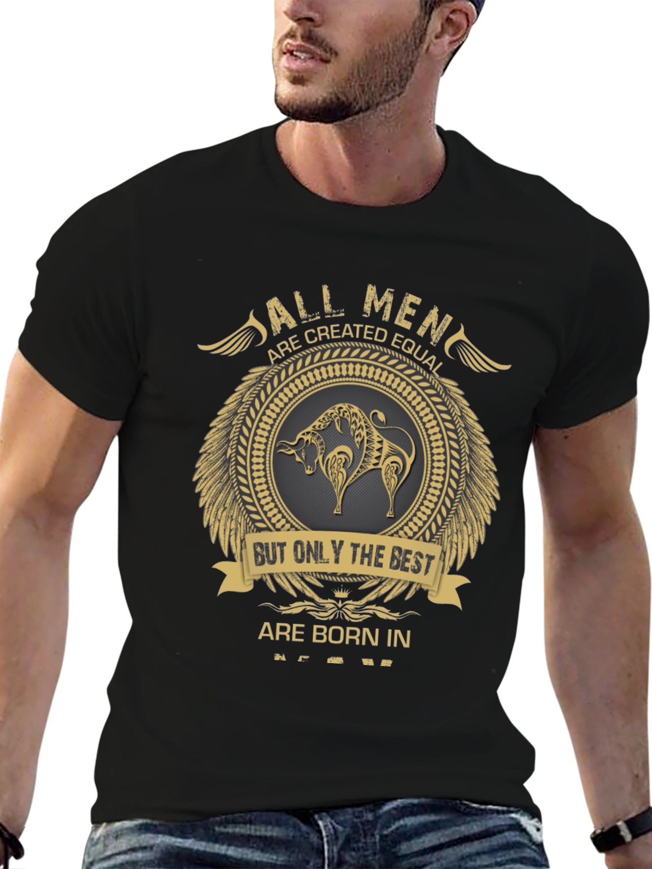 Born In Zodiac Graphic T-Shirt