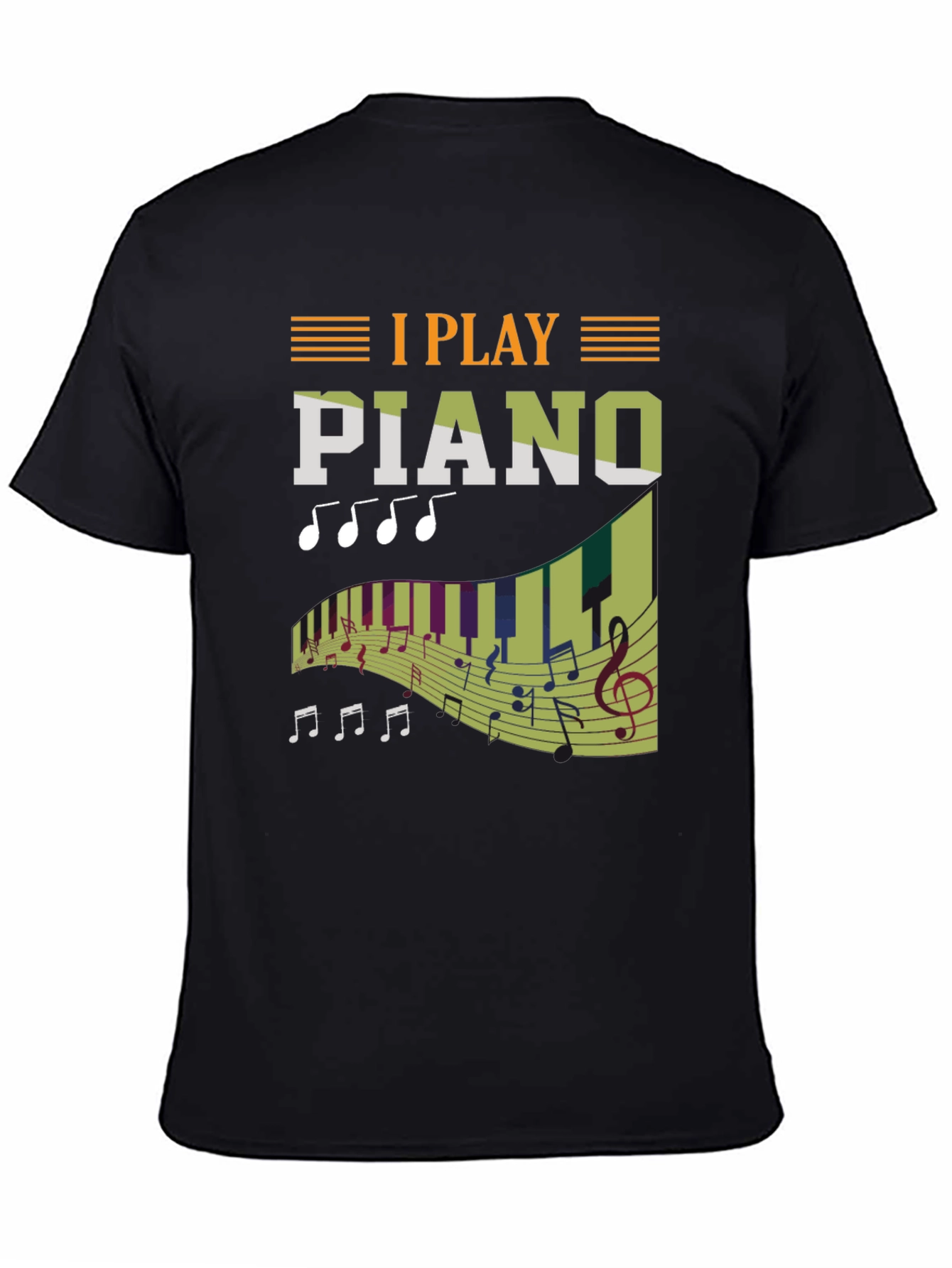I Play Piano T-Shirt - Musician Gift