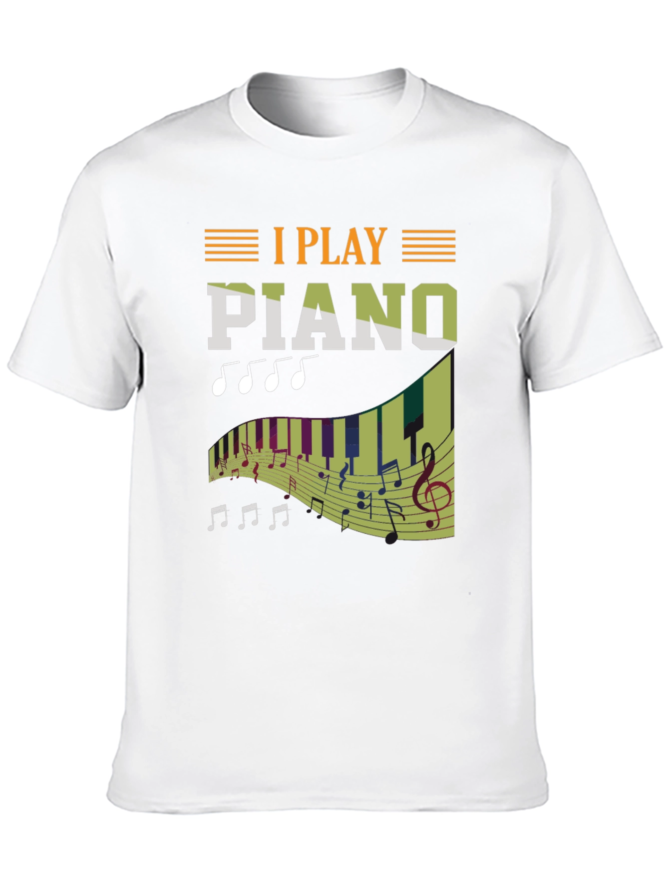 I Play Piano T-Shirt - Musician Gift