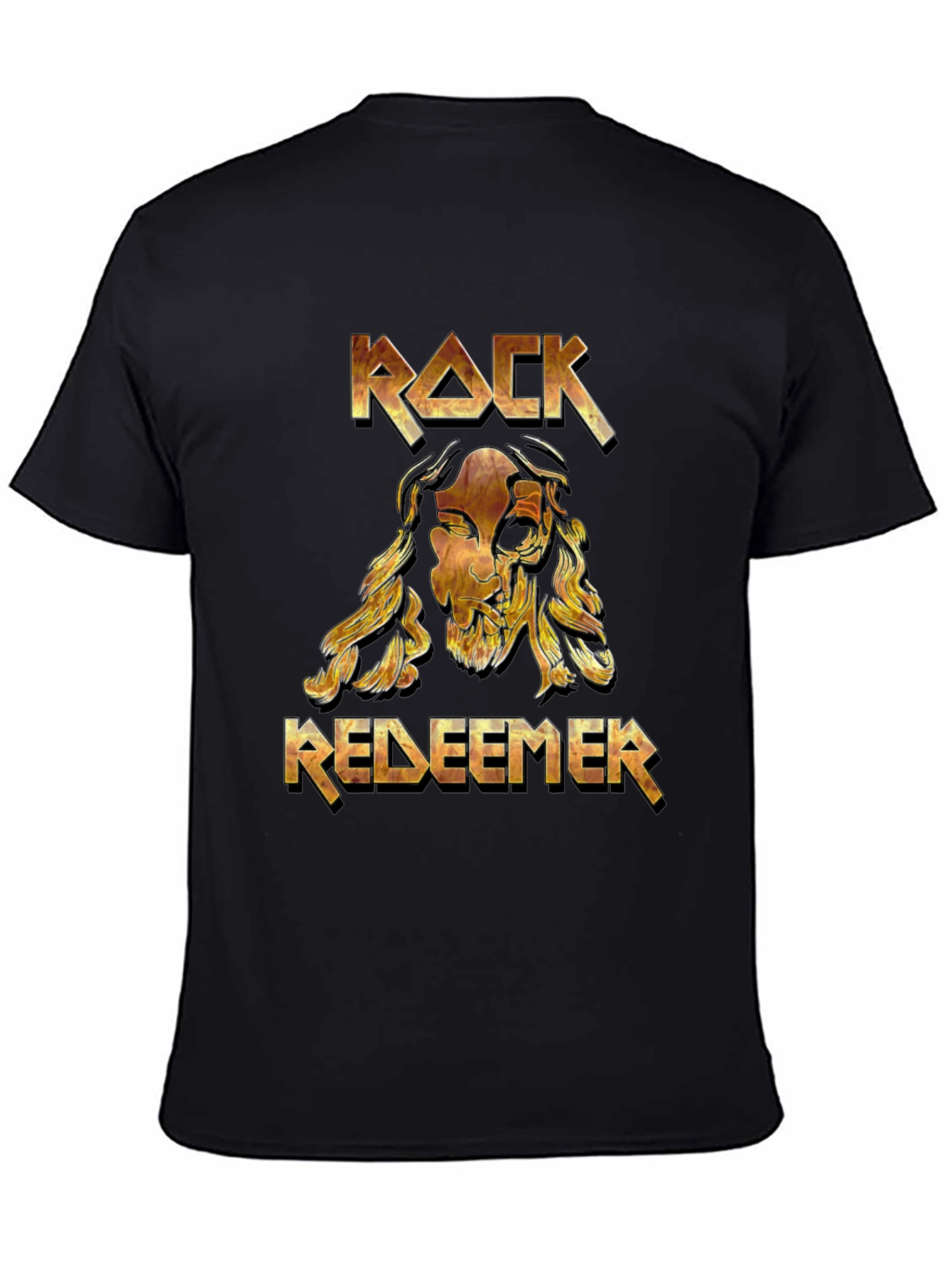 Rock Redeemer Graphic T-Shirt - Black