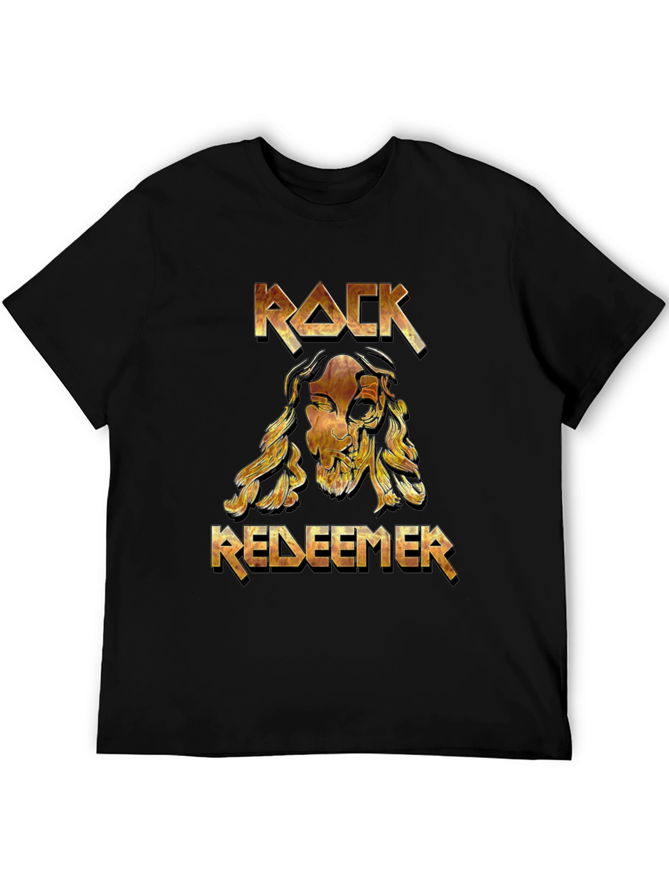 Rock Redeemer Graphic T-Shirt - Black