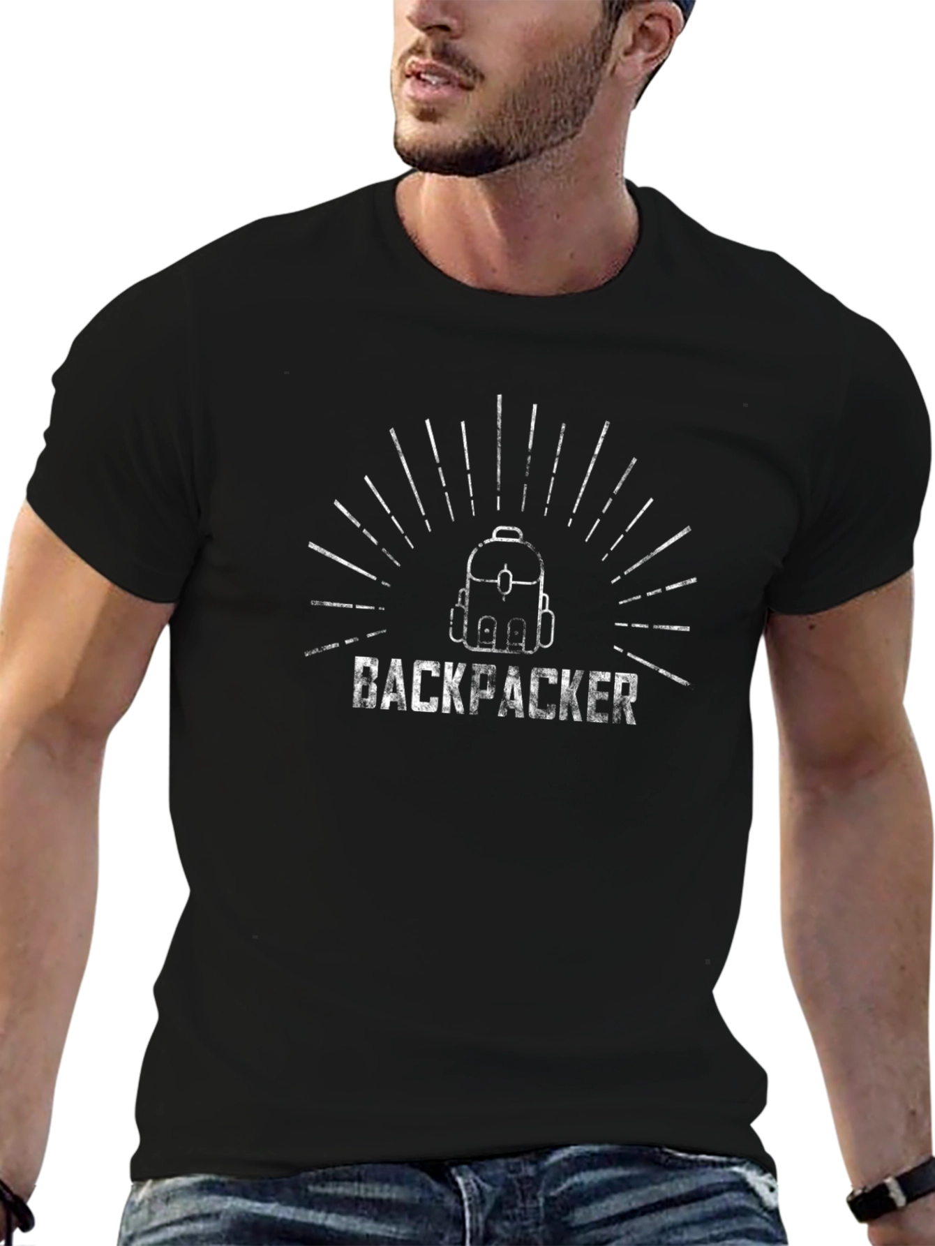 Backpacker Graphic T-Shirt - Adventure Ready!
