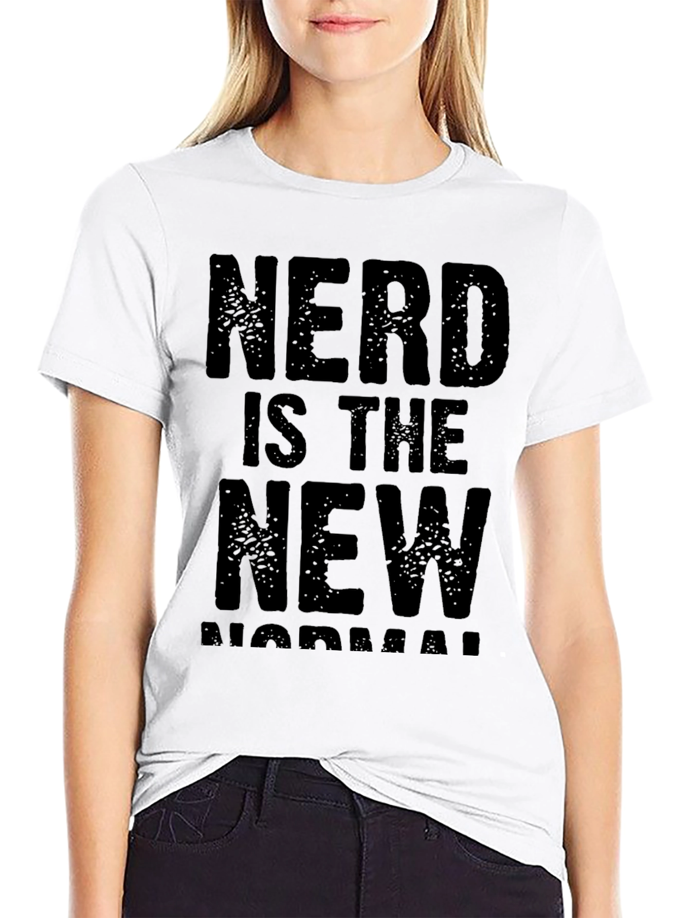 Nerd is the New Normal Black T-Shirt