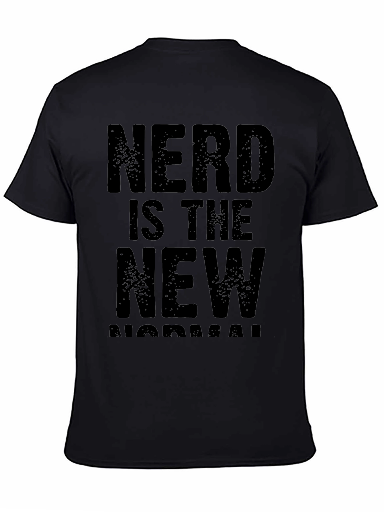 Nerd is the New Normal Black T-Shirt