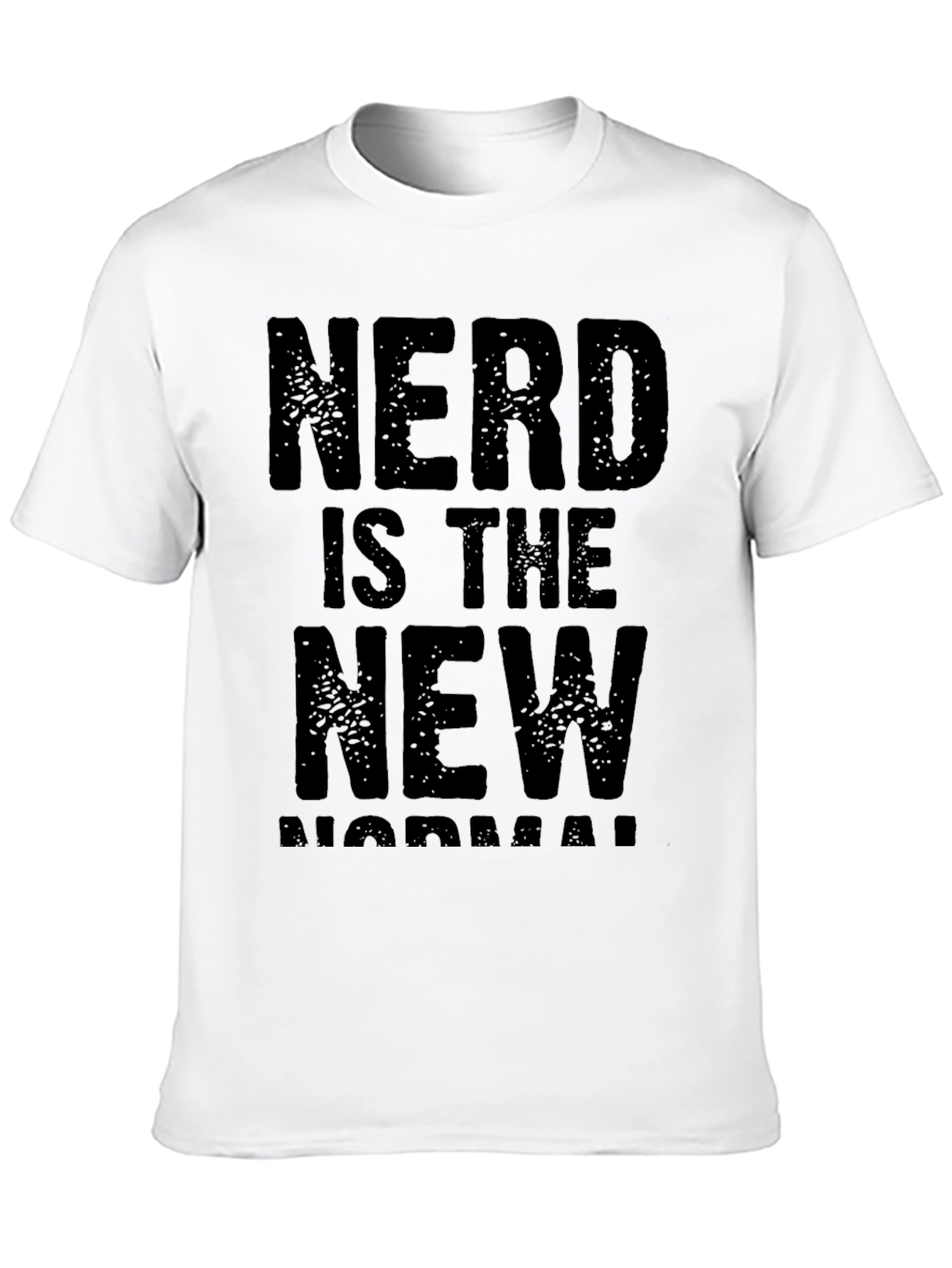 Nerd is the New Normal Black T-Shirt