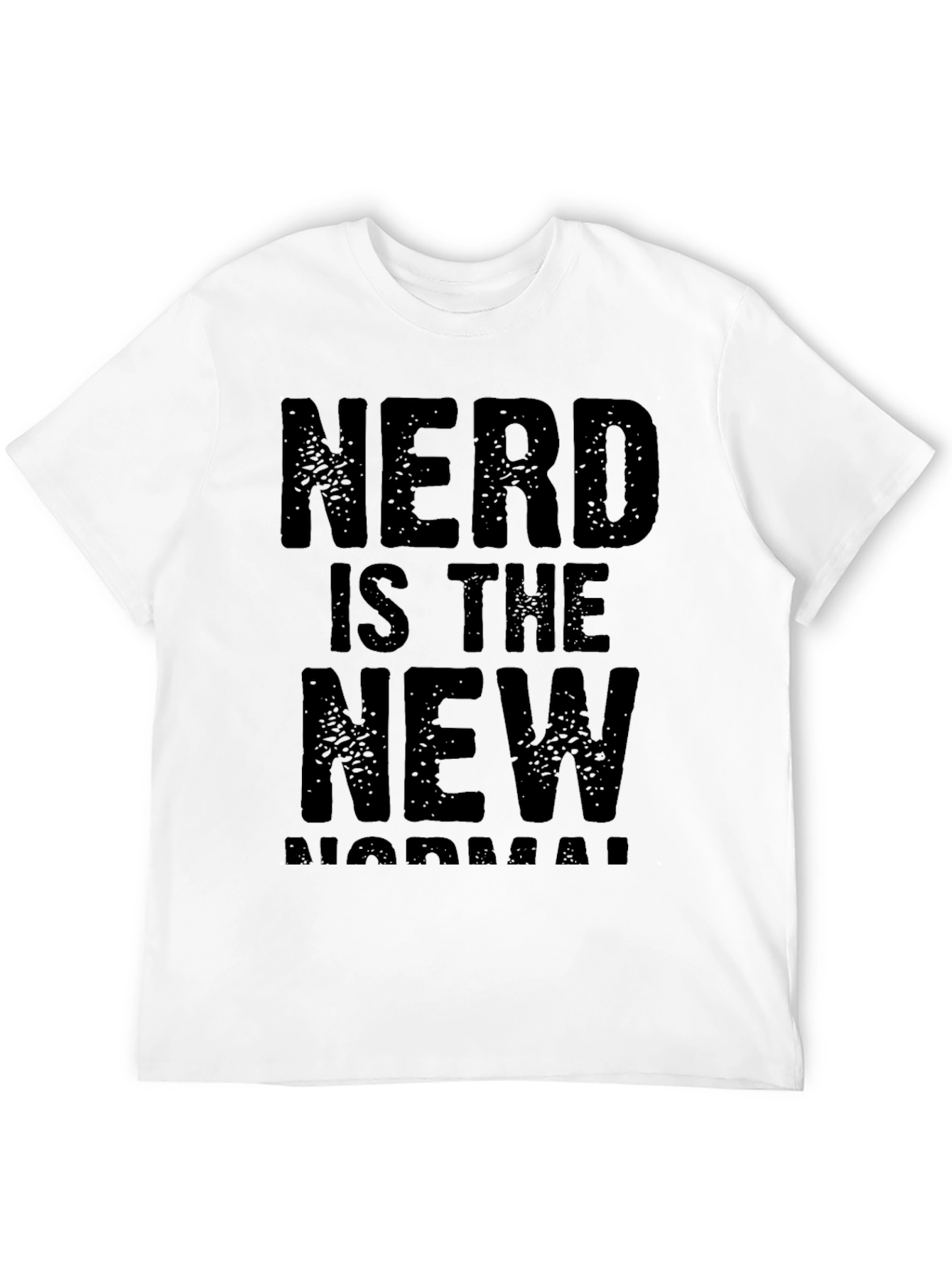 Nerd is the New Normal Black T-Shirt