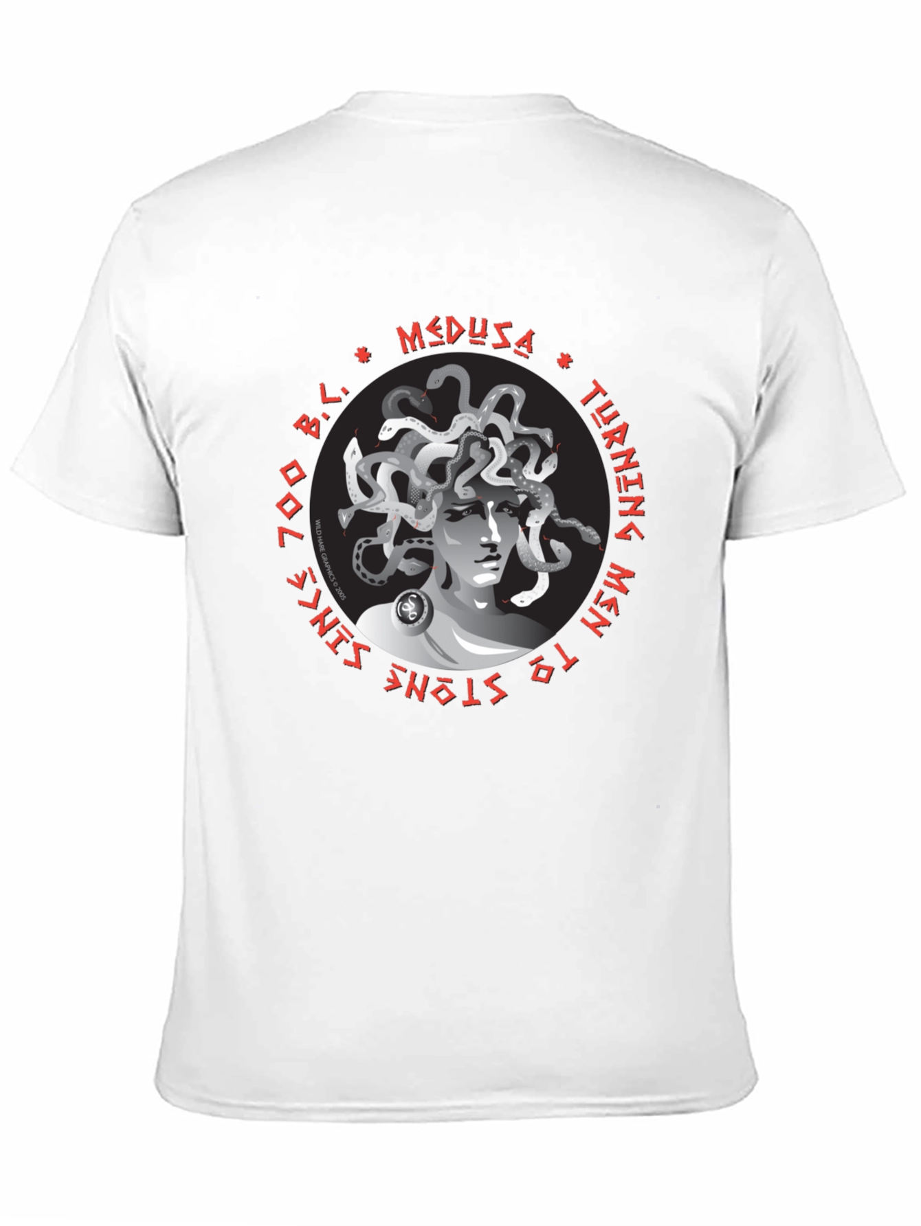 Medusa Graphic T-Shirt - Turning Men to Stone!
