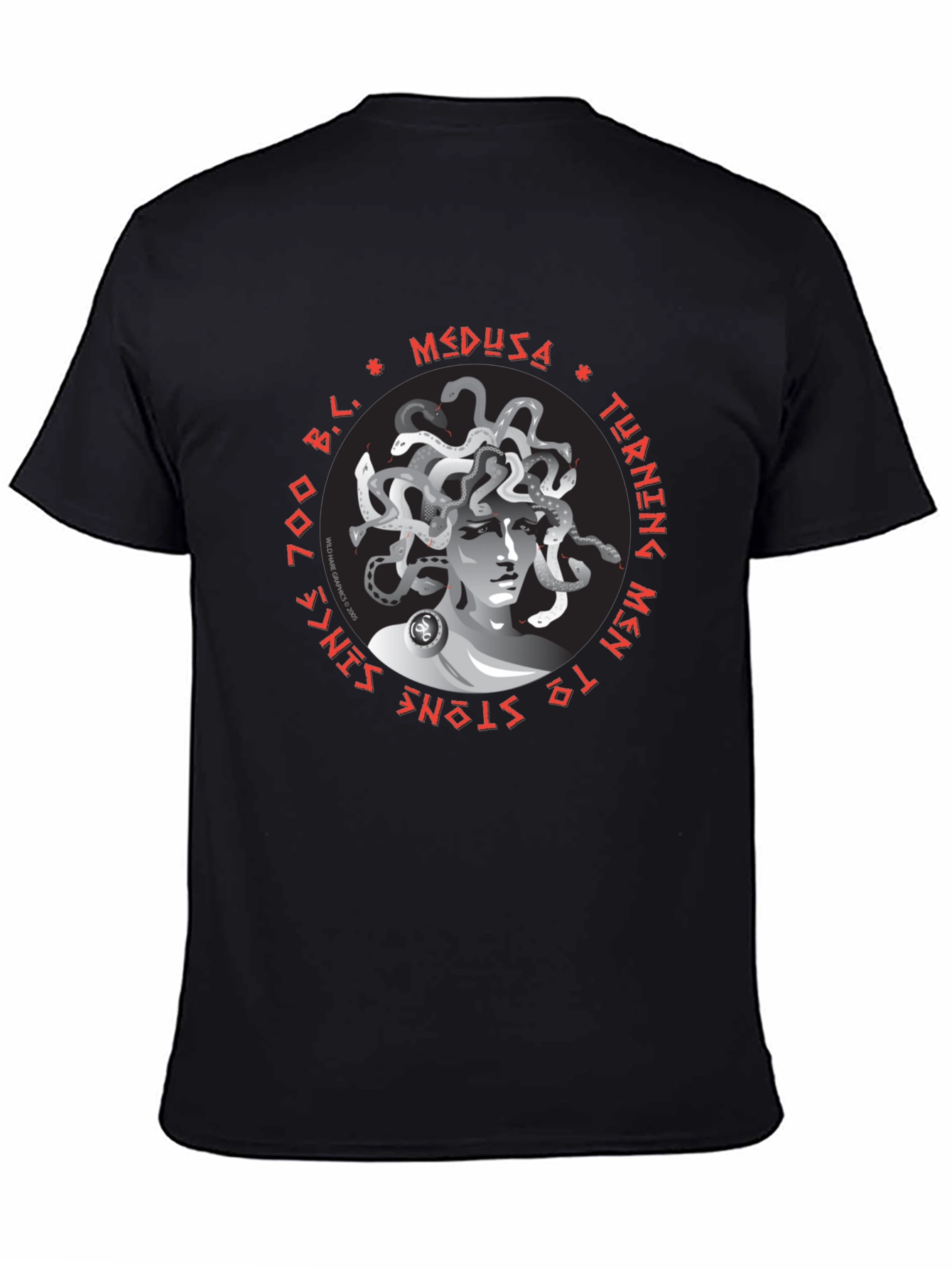 Medusa Graphic T-Shirt - Turning Men to Stone!