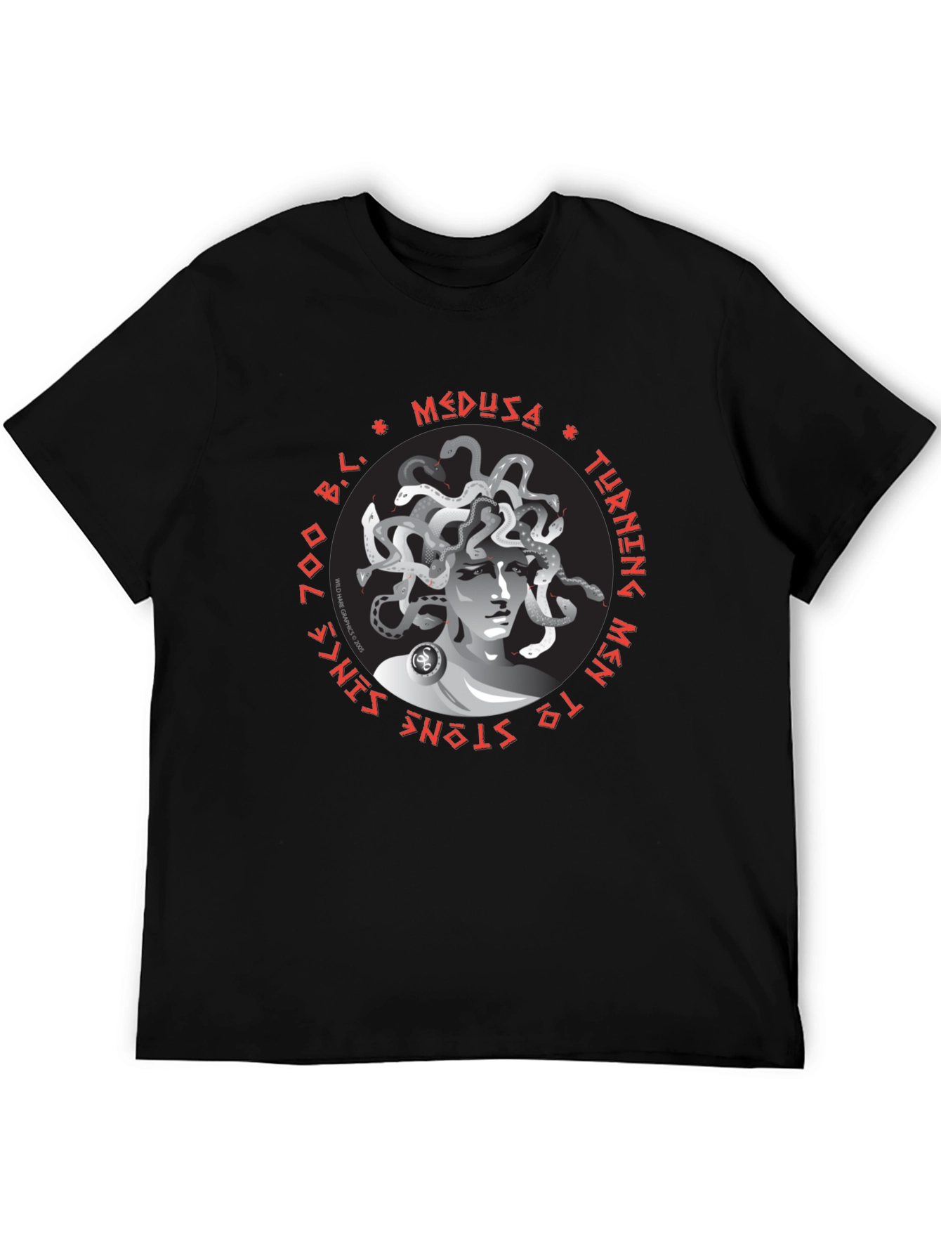 Medusa Graphic T-Shirt - Turning Men to Stone!