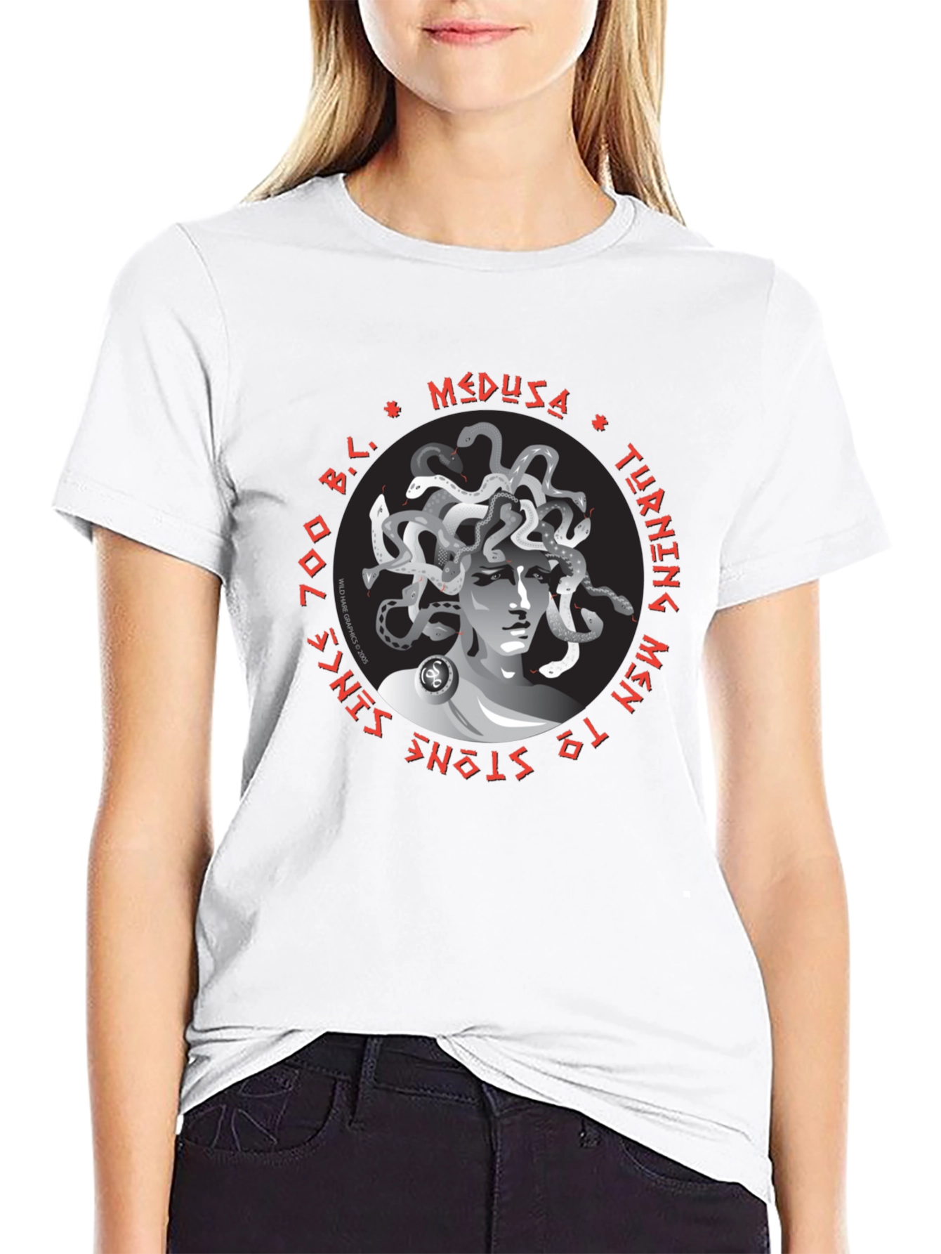 Medusa Graphic T-Shirt - Turning Men to Stone!