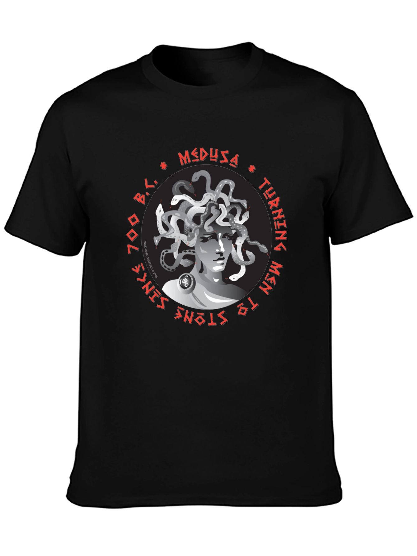 Medusa Graphic T-Shirt - Turning Men to Stone!