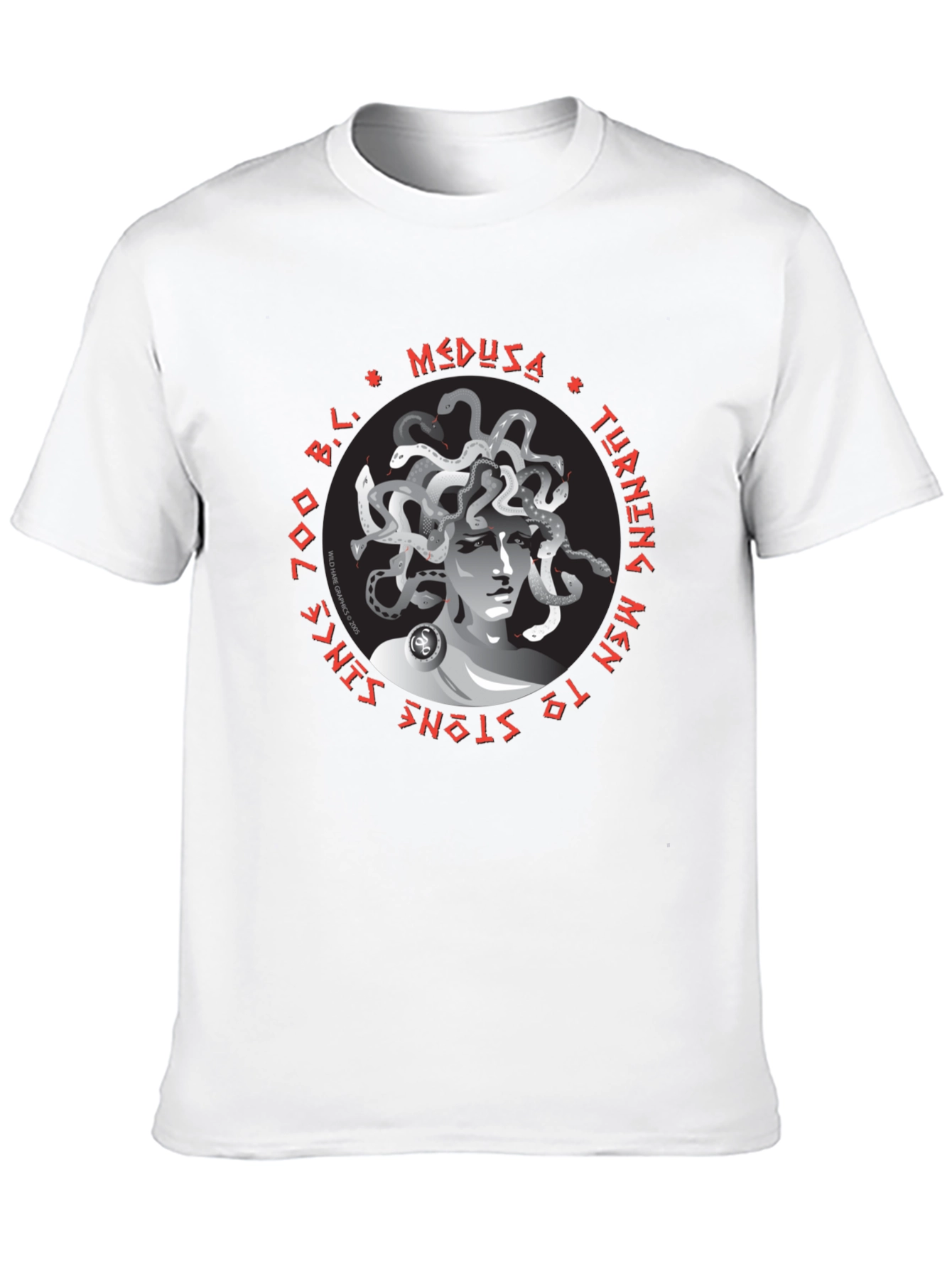 Medusa Graphic T-Shirt - Turning Men to Stone!