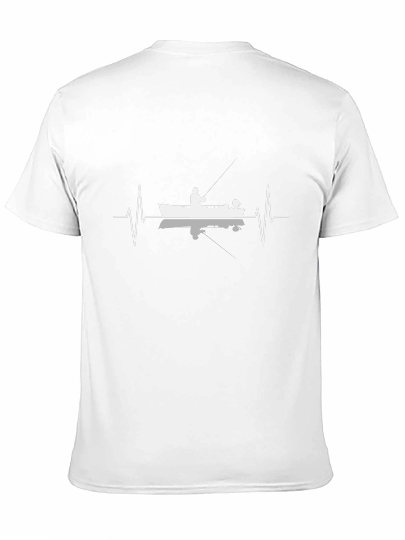 Fishing Heartbeat T-Shirt - Angler Design