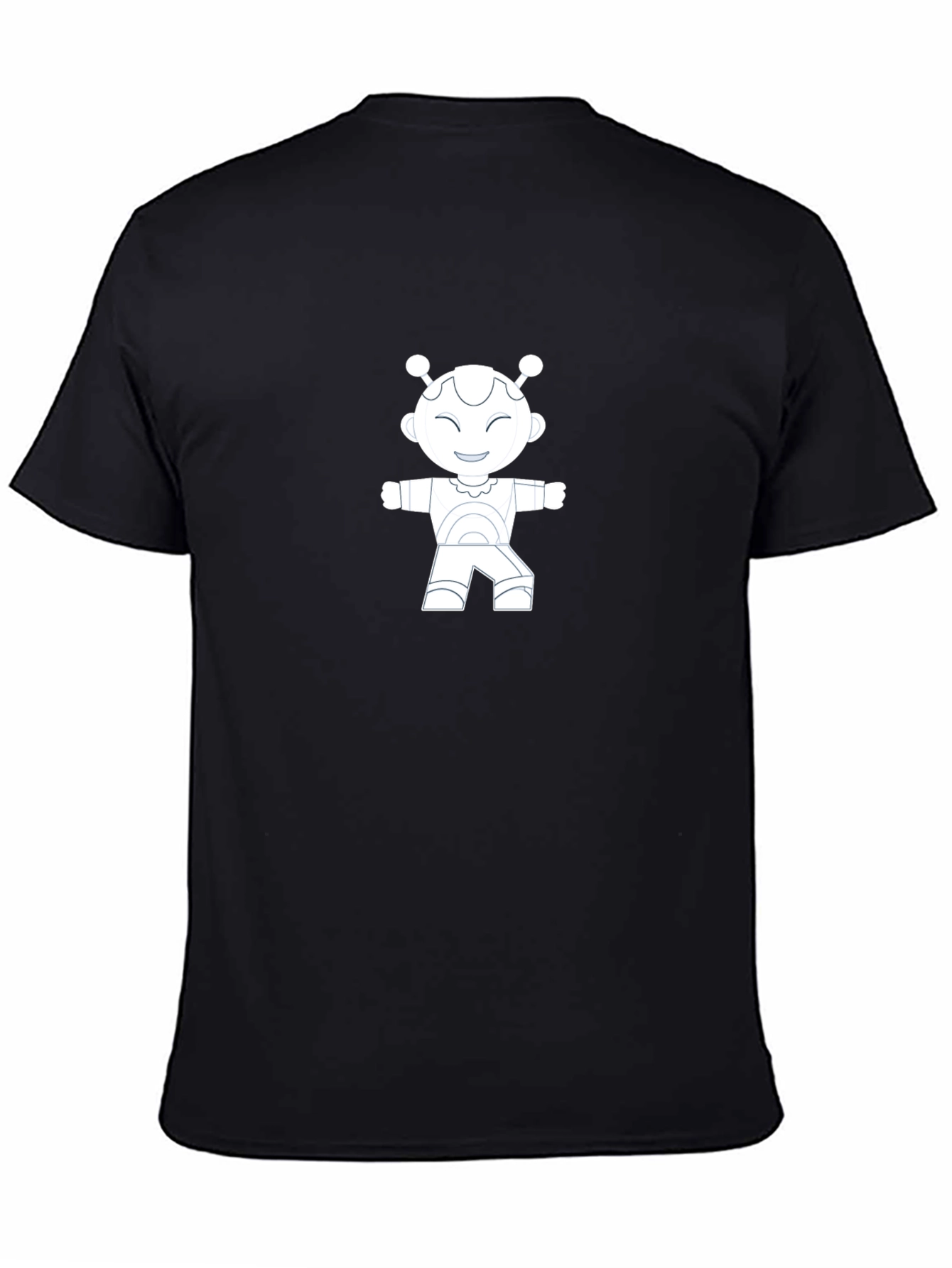 Robot Graphic Black T-Shirt
